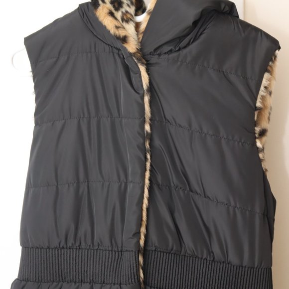 Via Spiga reversible Leopard and Black Vest size S - Picture 16 of 16